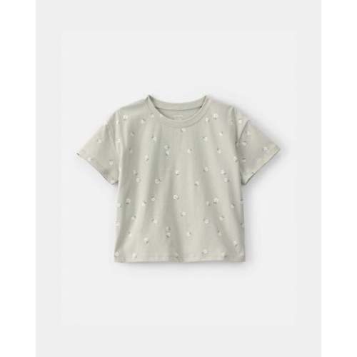 Toddler Girl Floral Tee - Green | Carter's
