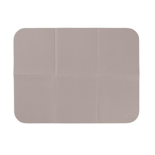 Ubbi On-The-Go Diaper Changing Baby Mat, Soft and Comfortable Diaper Bag Accessory Must Have for Newborns, Easy to Clean, Portable Folding Pad, Baby Traveling Accessories, Taupe