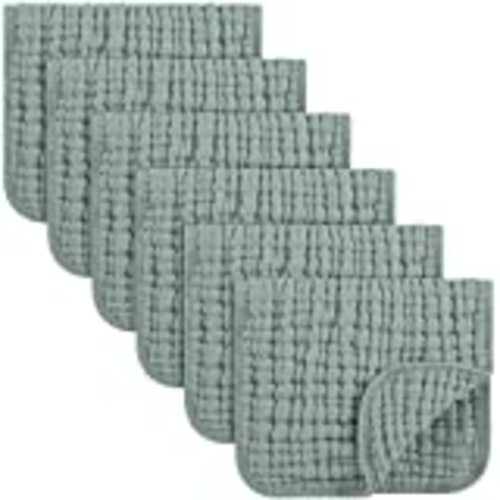 Amazon.com: Looxii Muslin Burp Cloths 100% Cotton Muslin Cloths Large 20''x10'' Extra Soft and Absorbent 6 Pack Baby Burping Cloth for Boys and Girls (Dark Green) : Baby