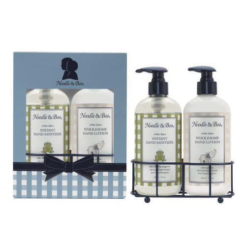 Hand Sanitizer & Lotion Caddy Set – Noodle & Boo