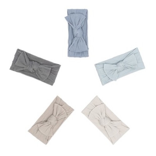 Parker Baby Co. Stormy Cable Knit Headbands - 5 Pack