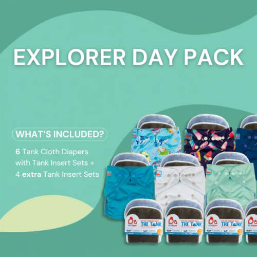 Best Cloth Diaper Day Pack | All You Need for a Day of Cloth Diapering
