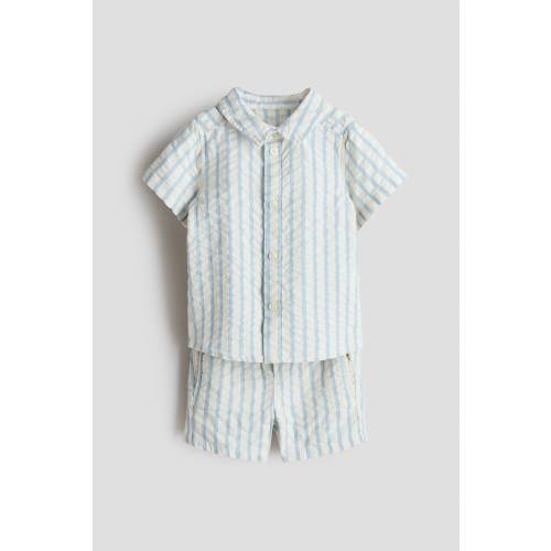 2-PIECE COTTON SEERSUCKER SET