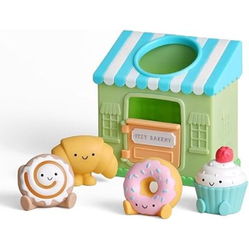 Itzy Ritzy Put & Take Learning Toy, Sensory Activity Toy for Babies, Bakery