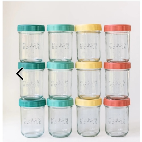 Breastmilk Storage Jar Set – Mason Bottle