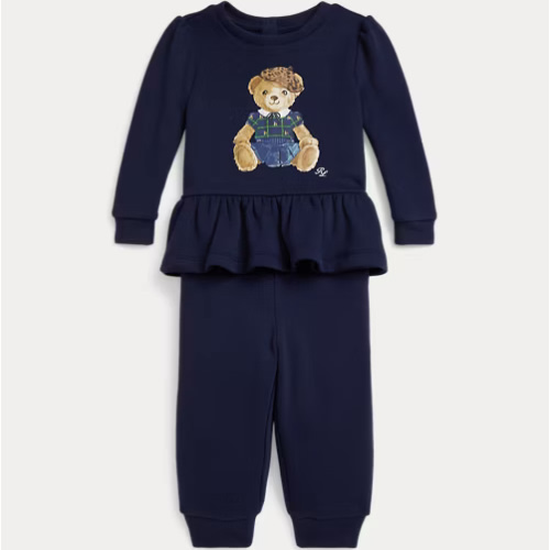Polo Bear Fleece Sweatshirt & Pant Set