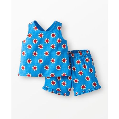 Baby Poplin Crossback Top & Shorts Set
