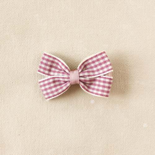 Gingham Bow Clip // Ada