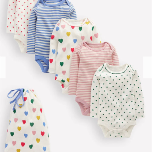 5-pack Bodies-Multi Hearts | Boden USA