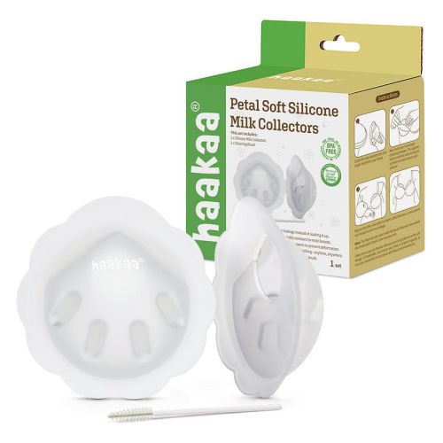 Haakaa Petal Soft Silicone Milk Collector 1 oz/30 ml 2-PK