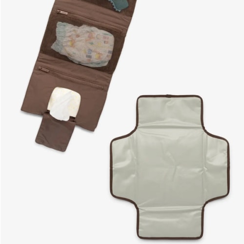 Diaper Changing Pad Organizer - Hazelnut