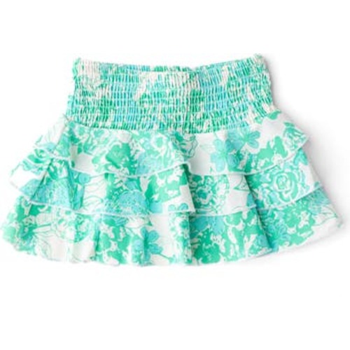 Kids' Charming Rose Smocked UPF 50+ Cover-Up Skirt