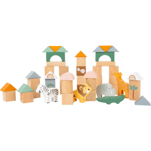 Small Foot Building Blocks Safari Theme 50 Piece Playset — buybuy BABY