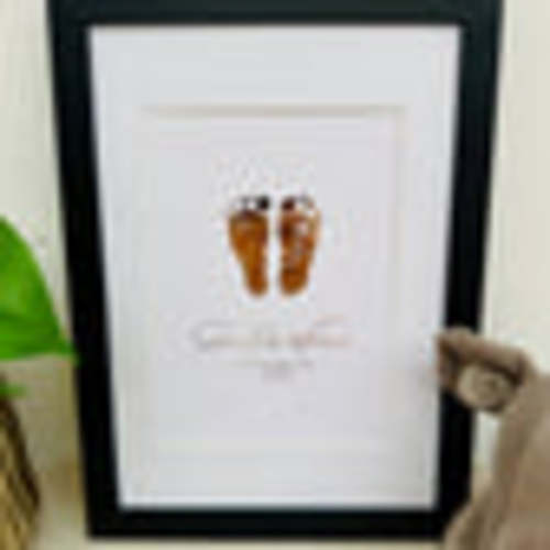 More Than Foil - Foiled Baby Hand & Footprint Artwork