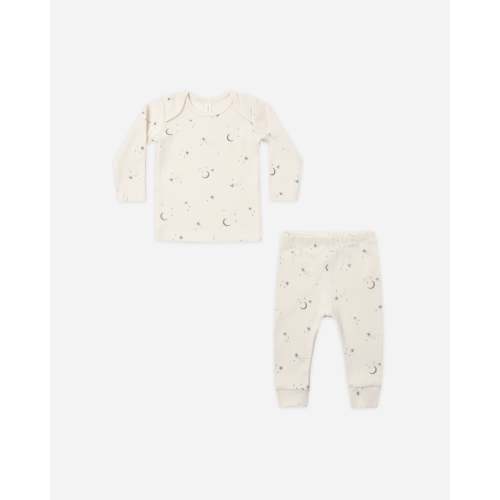 Ribbed Tee + Legging Set Celestial – Quincy Mae