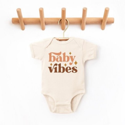 The Juniper Shop Boho Baby Vibes Baby Bodysuit - Newborn - Natural