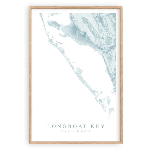 Longboat Key Map Print