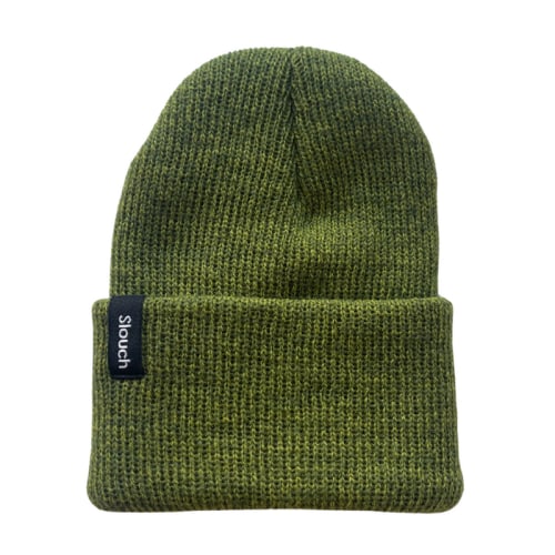 Slouch Headwear Heather Green Knit Cuff Beanie - Shop