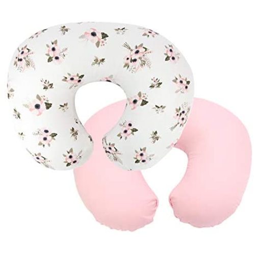 TILLYOU Nursing Pillow Cover - Egypt Cotton Care for Baby Boy Girl,Breathable Nursing Slipcover,Feeding Position Support