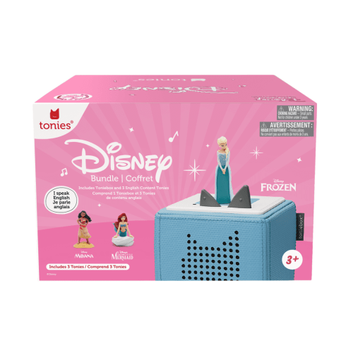 Toniebox Audio Player Bundle includes 3 characters: Elsa, Moana, Little Mermaid - Listen, Learn and Play with one Huggable box - Blue **WALMART EXCLUSIVE** - Walmart.ca