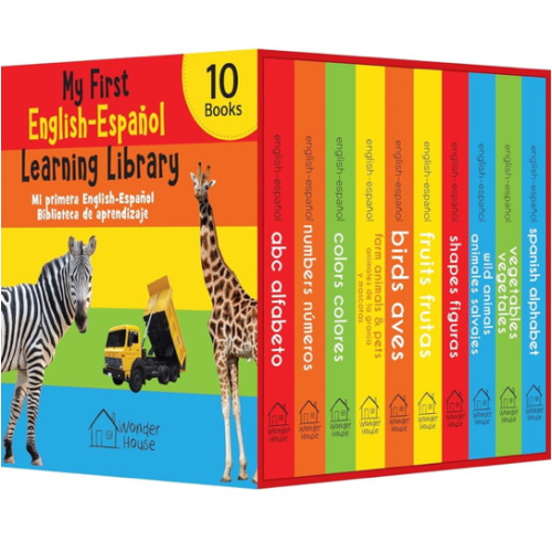 My First English - Español Learning Library (Mi Primera English - Español Learning Library): Boxset of 10 English - Spanish Board Books (Spanish Edition)