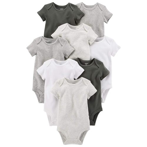 Carter's unisex-baby 8-pack Short Sleeve Bodysuits
