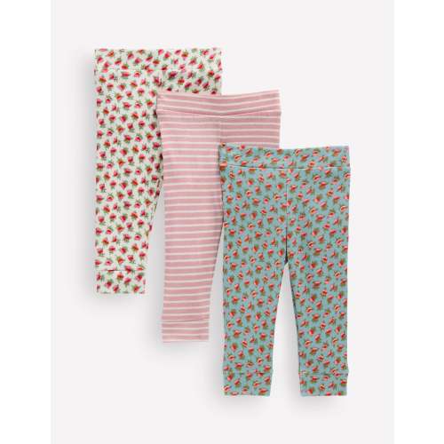 3 - pack Pointelle Leggings - Multi Floral | Boden USA