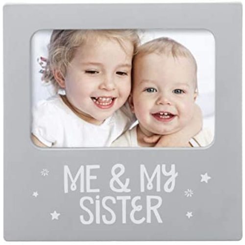 Tiny Ideas 'Me & My Brother' Sentiment Keepsake Frame, Gift for Brother, Big Brother Big Sister Gifts