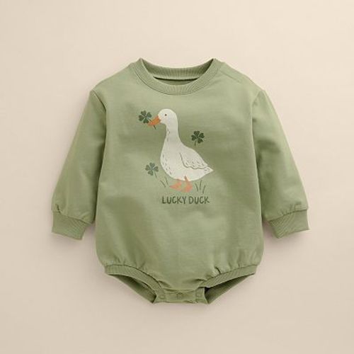 Baby Little Co. by Lauren Conrad Lucky Duck Long Sleeve Ringer Bubble Bodysuit