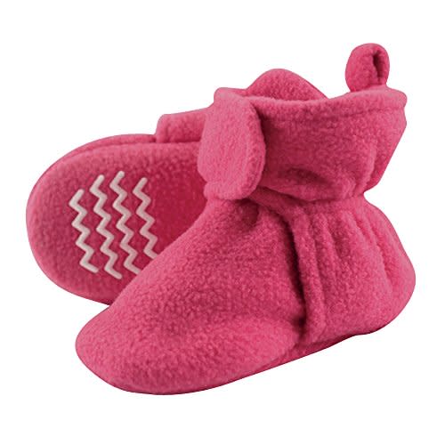 Hudson Baby Unisex-Child Cozy Fleece Booties Winter Accessory Set
