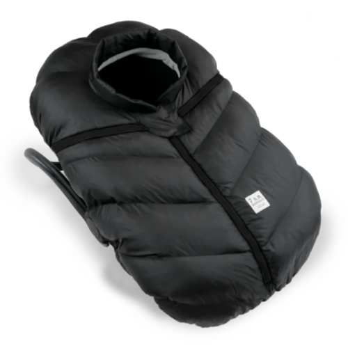 Car Seat Cocoon - Black (0-12M)