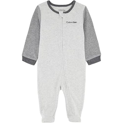 Calvin Klein baby-boys Footed Coverall