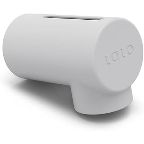 Lalo Spout Cover – BPA-Free Silicone Bath Spout Safety Cover for Babies & Toddler, Fits Most Faucets, Soft & Durable Silicone Bathtub Faucet Cover, Easy to Clean - Grey