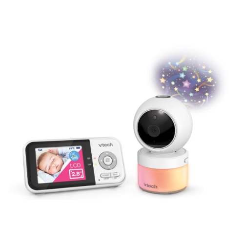 Vtech Bm3800n Full Colour Pan & Tilt Video & Audio Monitor - Single Camera White