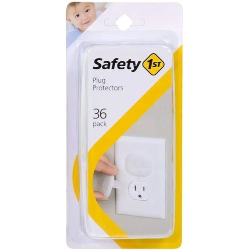 Safety 1st 72 Pack Secure Press Plug Protectors - 72 Count (2 pack)