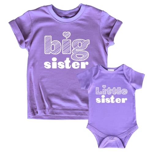 Unordinary Toddler Big Sister Little Sister Outfits Matching Shirts Sibling Gifts girls newborn baby set