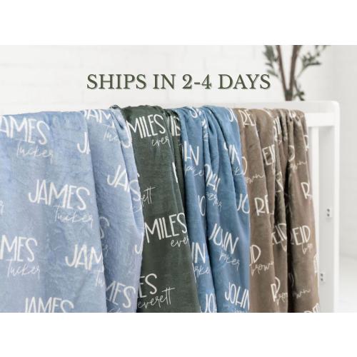 Personalized Name Blanket Blue Baby Boy Custom Blanket For Kids With Name Baby Boy Gift Baby Blanket Kids Blanket Personalized Birthday Gift