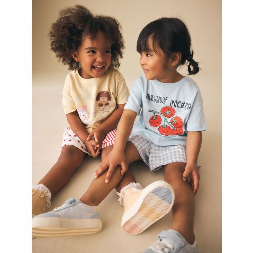 Blue/Yellow Top & Shorts Set 2 Pack (3mths-7yrs)