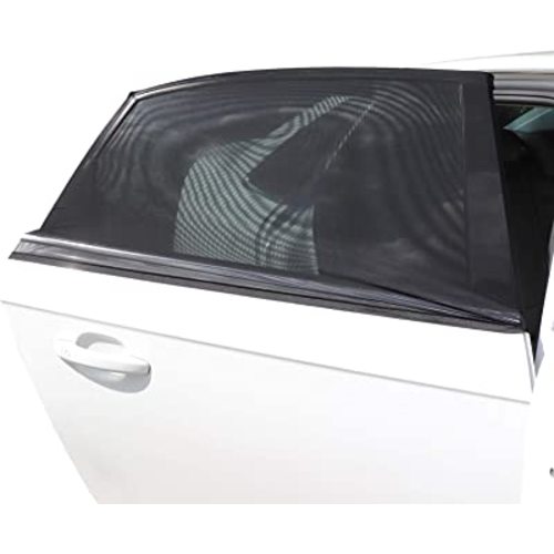 Car Sun Shades for Kids (2 Pack), Tinabless Car Window Shades for Blocks UV Rays | Protects Baby Kids and Pets, Universal Fits! - Premium Quality Stretch Material Car Sun Shade