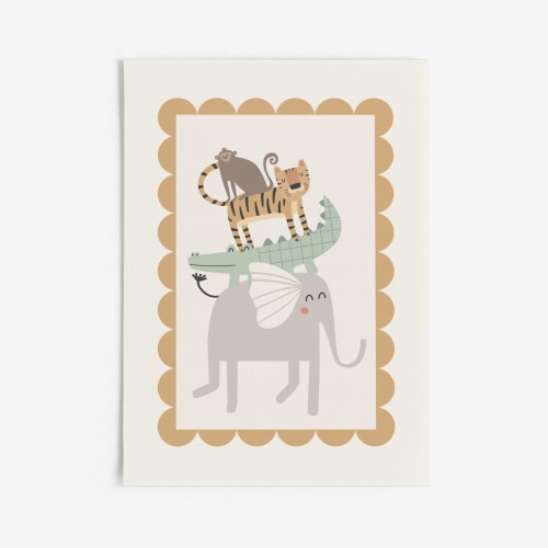 Safari Friends Print