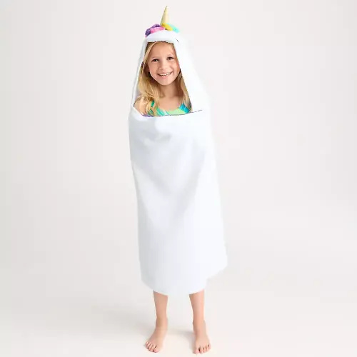 Kids Cotton Hooded Towel | Lands' End
