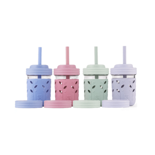 8oz Glass Mason Jar Drinking Tumblers + Food Storage