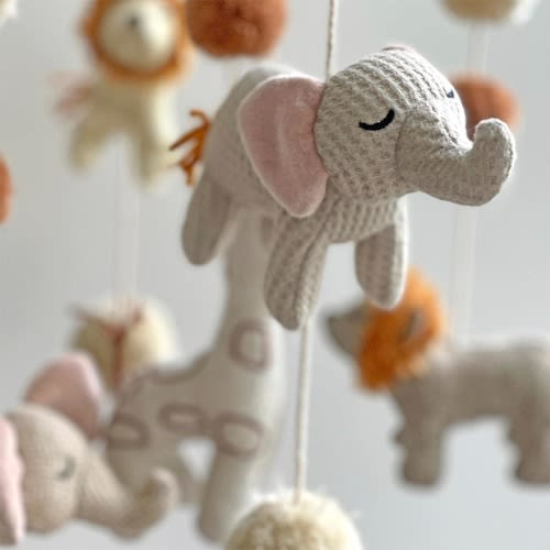 Kendi Safari Animal Nursery Ceiling Hanging