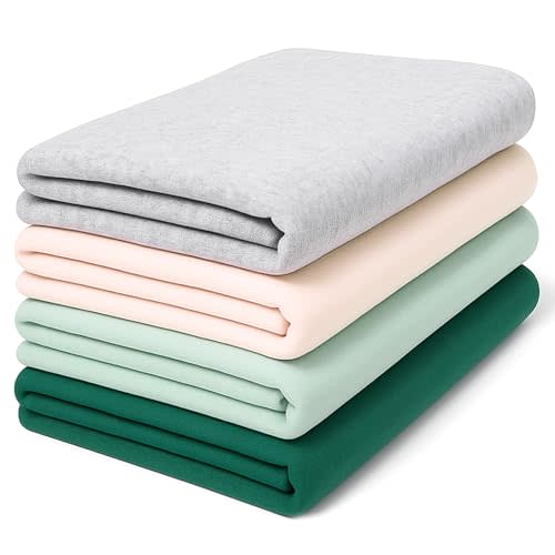 4-Pack Stretchy Swaddle Blankets, 47x47 Baby Receiving Blankets | Soft Lightweight Receiving Blankets for Swaddling, Tummy Time, Stroller & Everyday Newborn Essentials