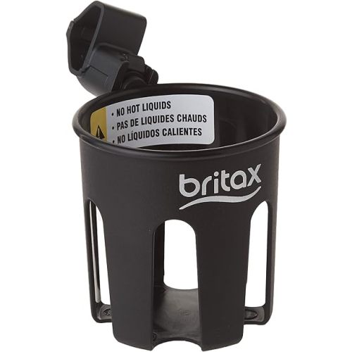 Britax Stroller Cup Holder, Black - Compatible with Single B Agile, B Free, Pathway and B Lively Strollers