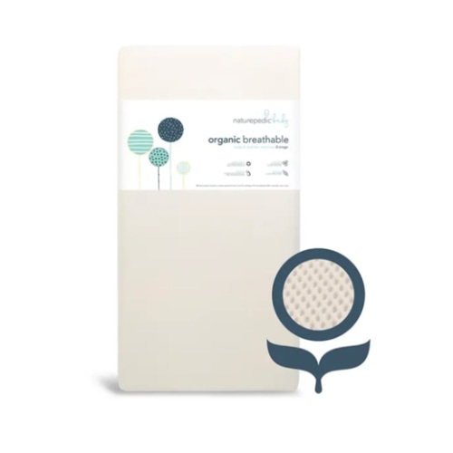 Breathable Organic 2-Stage Baby Crib Mattress