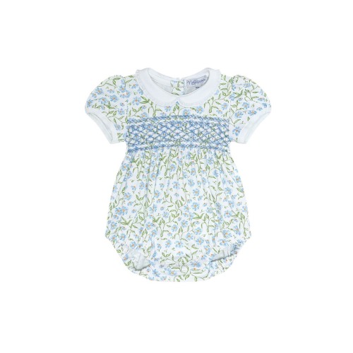 Blue Vines Print Smocked Bubble - Baby, 6-9M
- Only 1 left