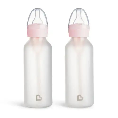 Bond® Silicone Glass Bottle 4oz or 8oz, 2pk | Munchkin