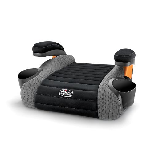 Chicco GoFit Backless Booster Car Seat Without Latch Attachment, Travel Booster Seat for Car, Portable Car Booster Seat for Children 40-110 lbs. | Shark/Black/Grey
