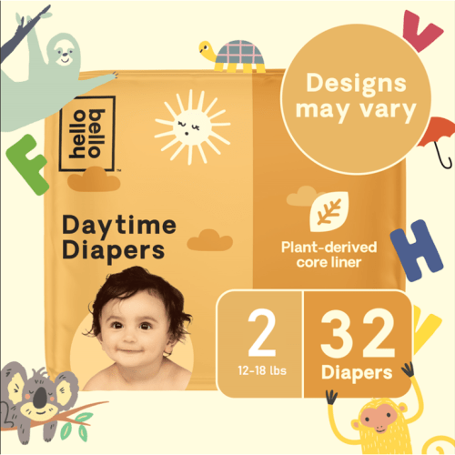 Hello Bello Daytime Diapers, Size 2 (32ct) - Hello Bello Daytime Diapers, Size 2 (32ct)